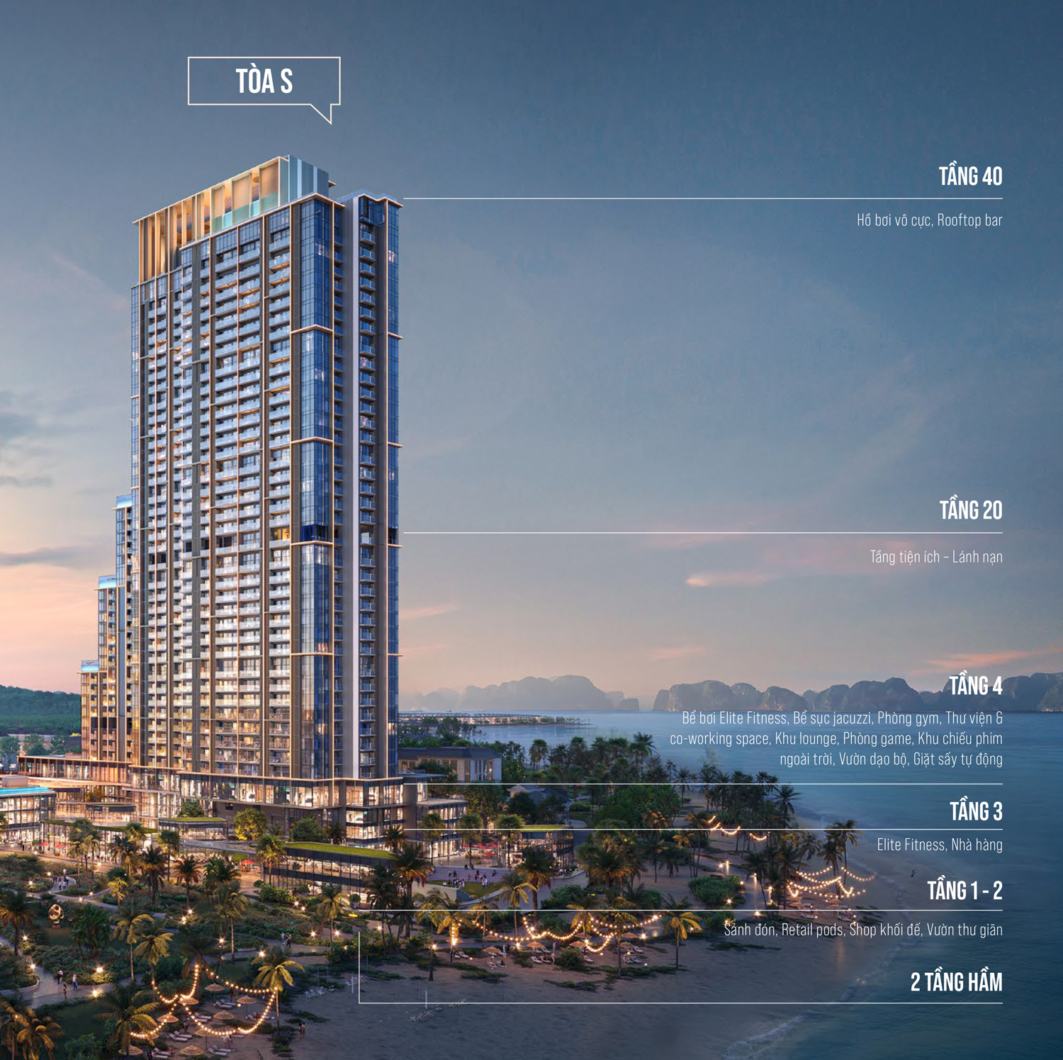 Phoi canh toa S Aria Bay