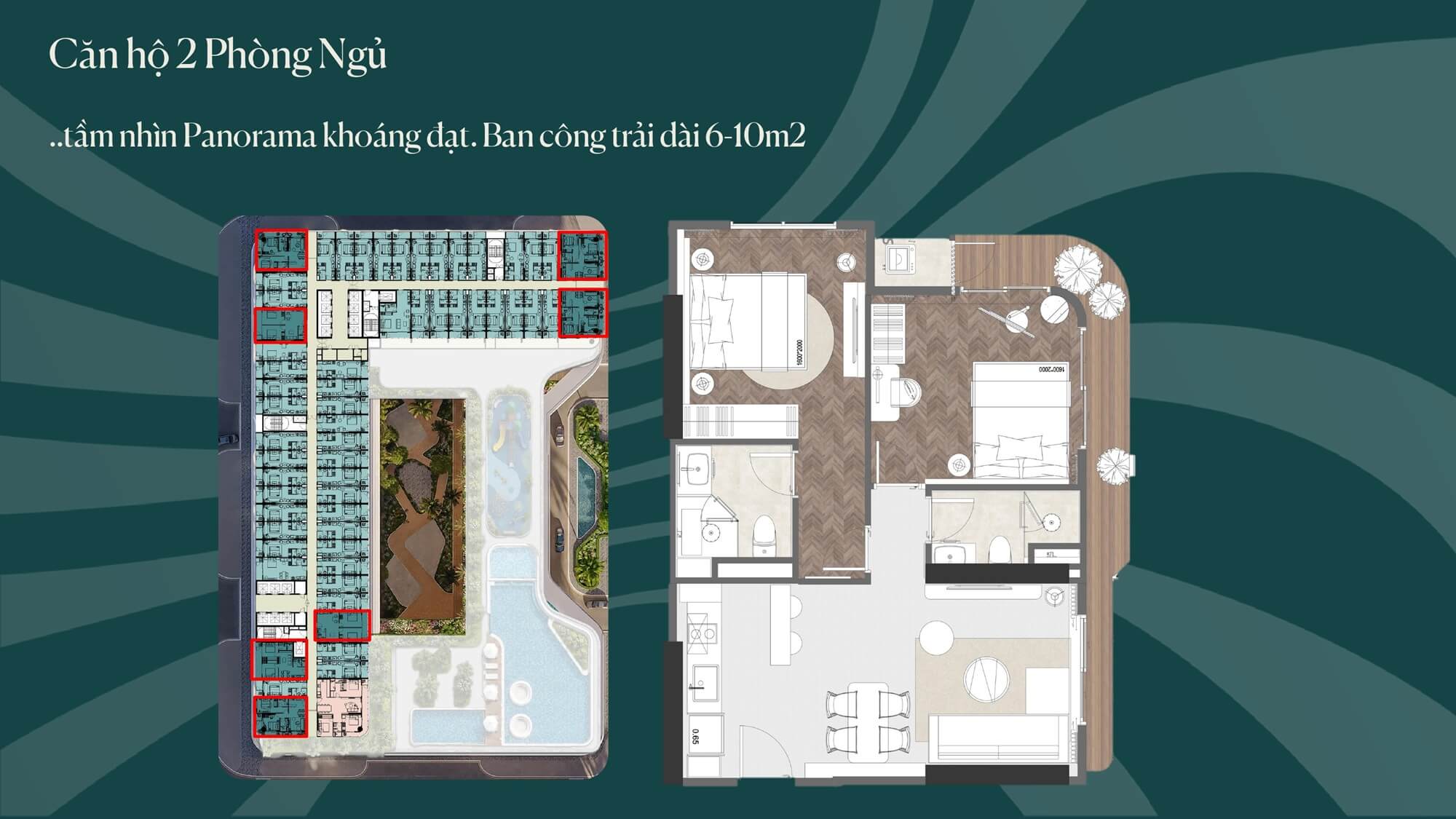 Thiet ke can ho 2 ngu prima bay halong